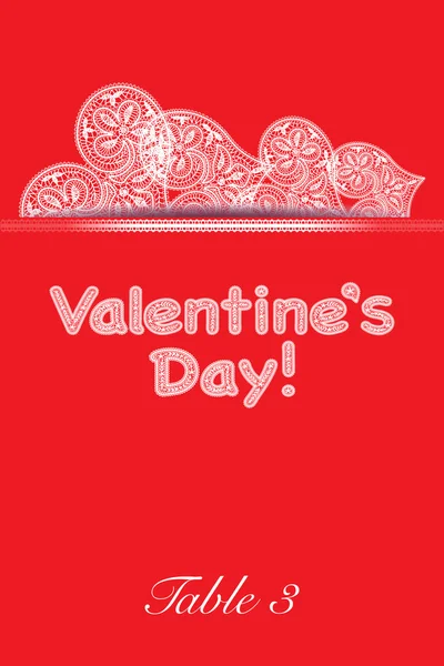 Valentine's day card — Stock Vector