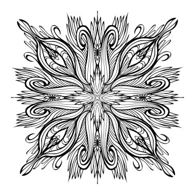 Mandala dekoratif elemanlar