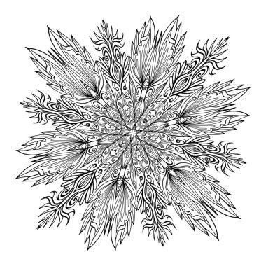 Mandala dekoratif elemanlar