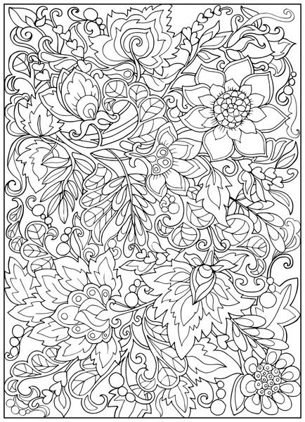 Vintage flowers pattern — Stock Vector