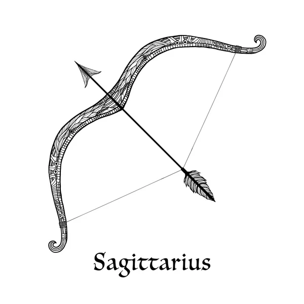 Signo do zodíaco sagitário — Vetor de Stock