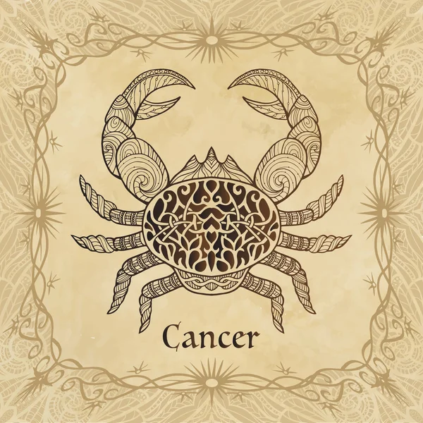 Cancro do signo do zodíaco —  Vetores de Stock