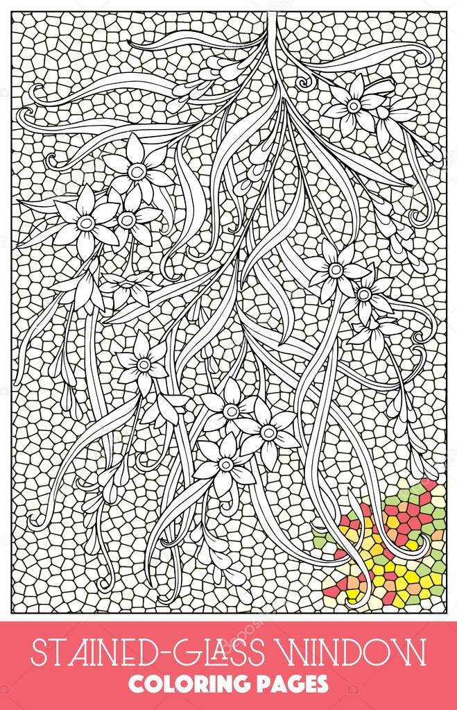 vintage flowers pattern