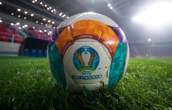Bucharest Romania November 2020 Uefa Euro 2020 Ball New Steaua — Stock Photo, Image