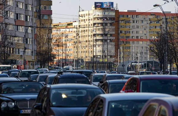 Бухарест Румунія Марті 2021 Дуже Великі Блоки Квартир Побудовані Під — стокове фото