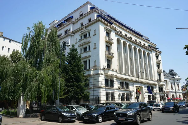 Bucharest Romania June 2021 Headquarters High Court Cassation Justice Bucharest — Stock Photo, Image