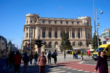 Bükreş, Romanya. 9. Mar, 2026: Ulusal Askeri Çember Sarayı, aynı zamanda Subay Çemberi Sarayı olarak da bilinir..