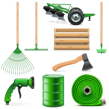 Vektör Bahçe Icons Set 3