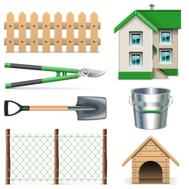 Vektör Bahçe Icons Set 2