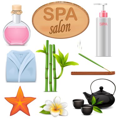 Vektör Spa Icons 3 Set