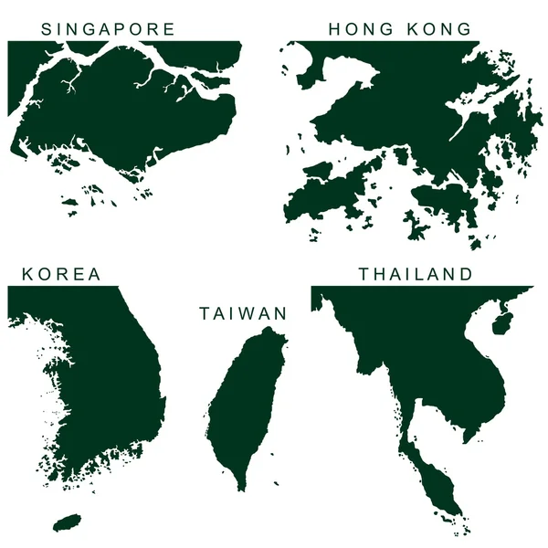 Pictogramme vectoriel Asie du Sud-Est — Image vectorielle