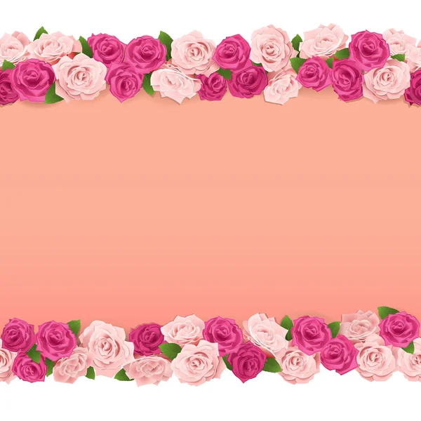 Vector Flower Frame — Stock Vector