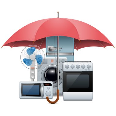 Vector Household Appliances Protection clipart