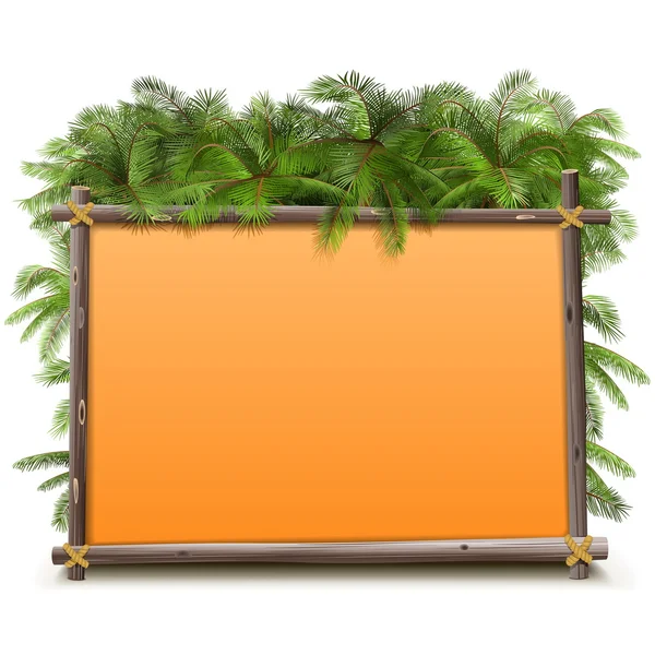 Cadre vectoriel Jungle — Image vectorielle
