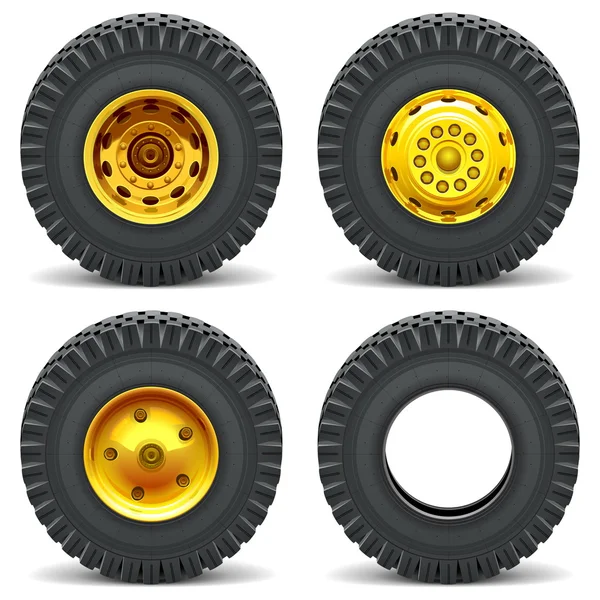 Tekerlek vektör İnşaat makineleri