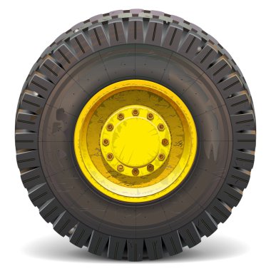 Eski tekerlek vektör