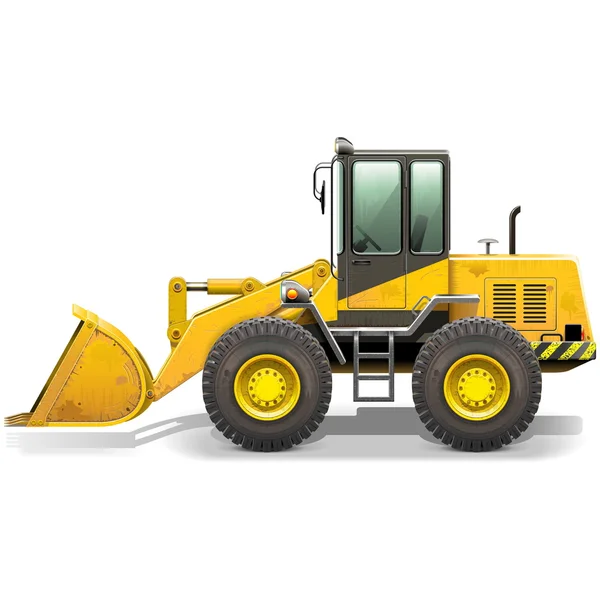 Vecteur Vieux bulldozer — Image vectorielle