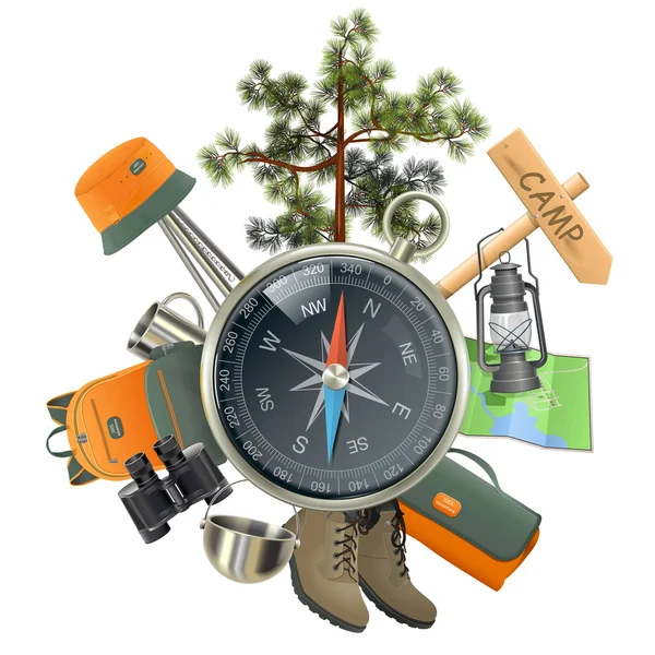 Pusula ile vektör kamp kavramı