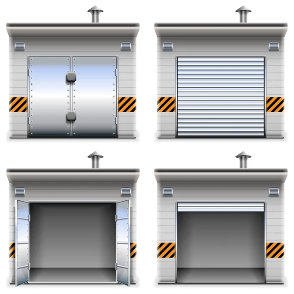 Icônes de Garages vectoriels — Image vectorielle