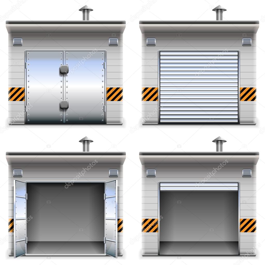 Vector Garages Icons