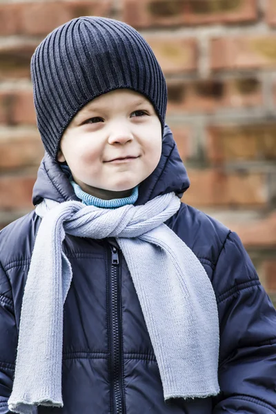 Boy cleverly thought — Stock Photo, Image