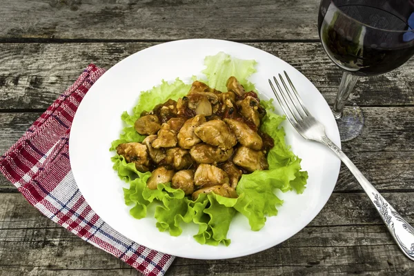 Stewed chicken — Stock Photo, Image