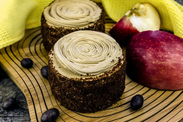 Pastel de crema de café —  Fotos de Stock