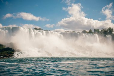Kanada 'dan Niagara Şelalesi manzarası