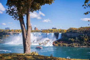 Niagara Şelalesinin güzel manzarası