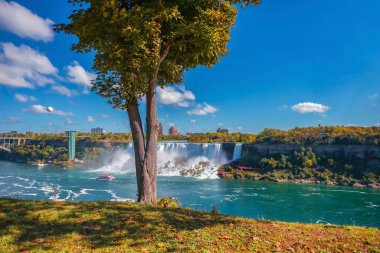 Niagara Şelalesinin güzel manzarası
