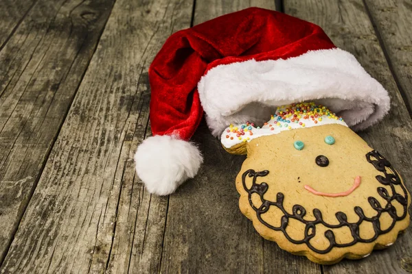 Pastel de Navidad Santa Claus — Foto de Stock