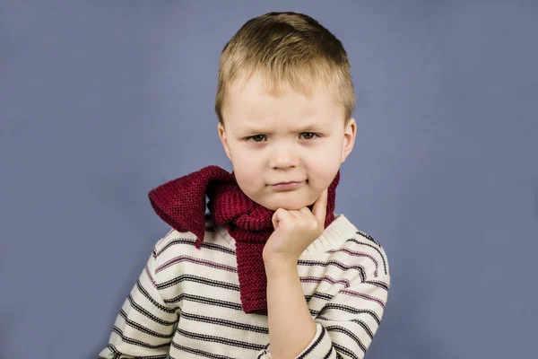 Lustiges Kinderdenken — Stockfoto