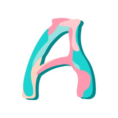 A-vektör işaretinin logo ikon tasarım şablonu ögeleri. Kartvizit şablonları. Hatıra eşyaları, tişört tasarımı, sofra takımı, beyzbol şapkası ya da kabartma için. bir beyaz üzerinde izole