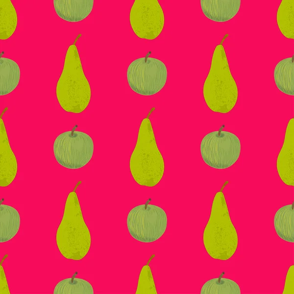 无缝隙的水果图案 设计的要素 — 图库矢量图片