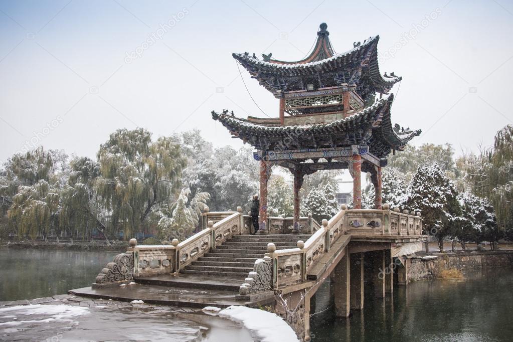 shady bower on the west lake in hangzhou,China