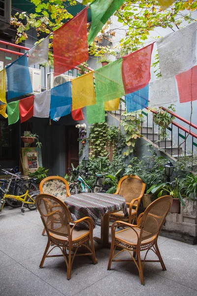 Restaurante de estilo asiático en kathmandu — Foto de Stock
