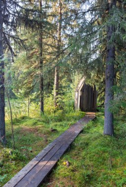 Dağlardaki bir iyi yolu insanların gitmek