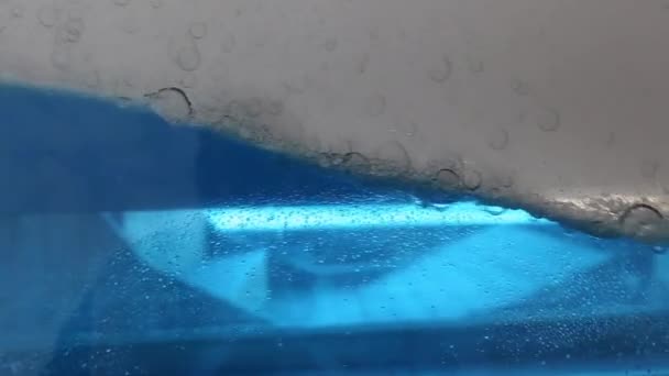 Wasseroberfläche plätschert — Stockvideo