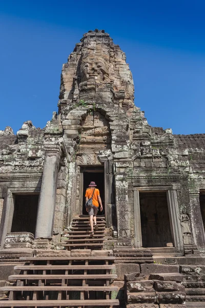 Το ενδεχόμενο μοναχός, Angkor Wat, Siam Ριπ, Καμπότζη. — Φωτογραφία Αρχείου