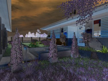 Proje yapım aşamasında lüks Villa