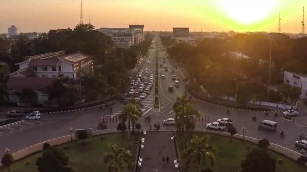 Πάροδο του χρόνου κυκλοφορίας - ayalon αυτοκινητόδρομο — Αρχείο Βίντεο