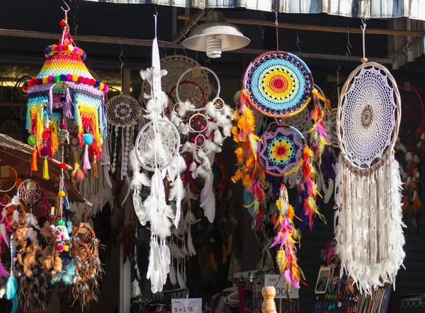 Dreamcatcher dari cabang pohon — Stok Foto