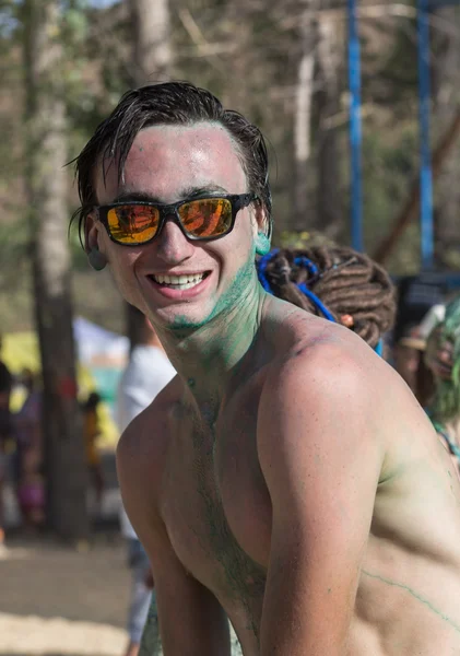 Gente en el festival étnico de verano — Foto de Stock