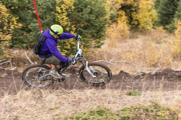 Campionato discesa in bicicletta — Foto Stock