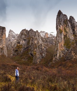 Tibet mountainuos Avrupa turist