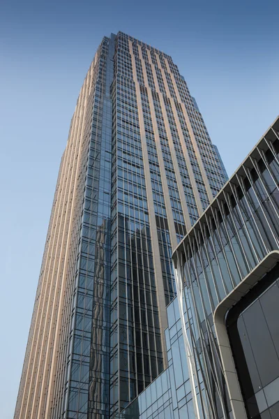 Facades of modern skyscrapers Stock Picture