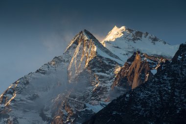 Nepal Himalaya Annapurna Güney peack 