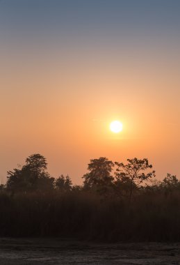 Fantezi Afrika peyzaj 
