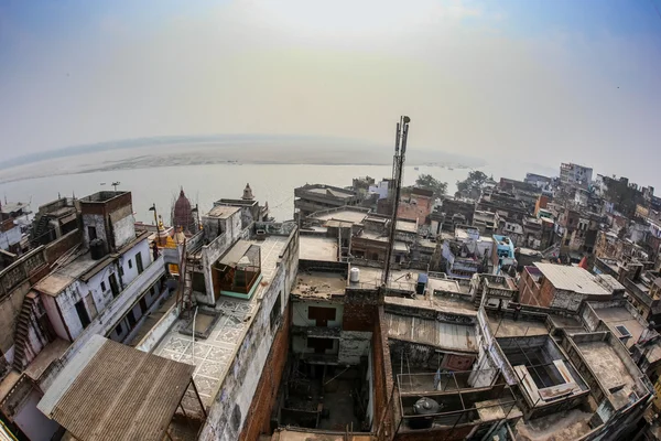 Varanasi sabah ganga River — Stok fotoğraf