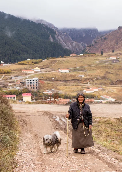 Tibet personnes qui croient en Bouddha — Photo